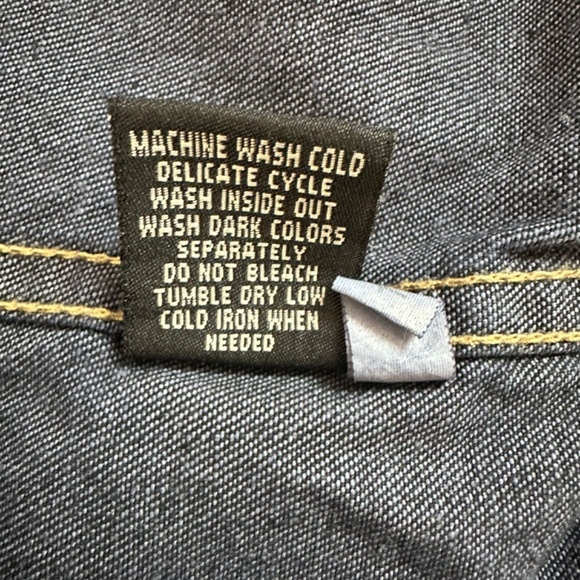 Marithe Francois Girbaud Denim Jacket MENS 2XL Blue SELVEDGE Cotton Full Zip - Picture 12 of 12